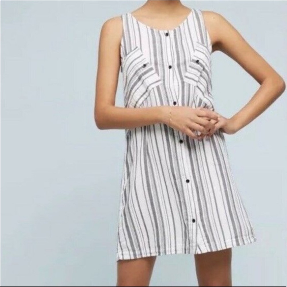 Prairie Under Ground (Anthropologie) striped dress. Size large